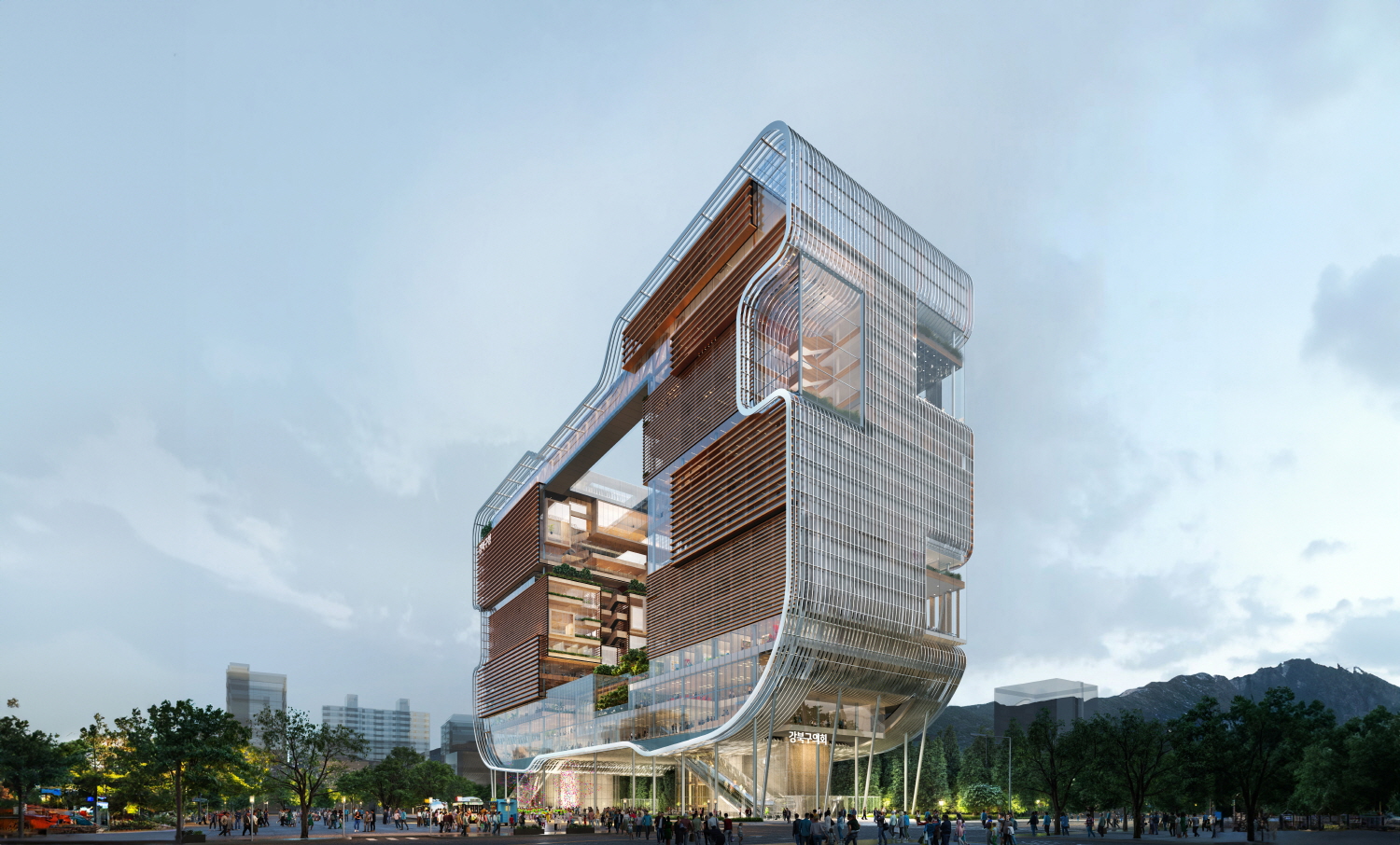 SPACE-The Seoul Gangbuk-gu New Office Building International Design ...